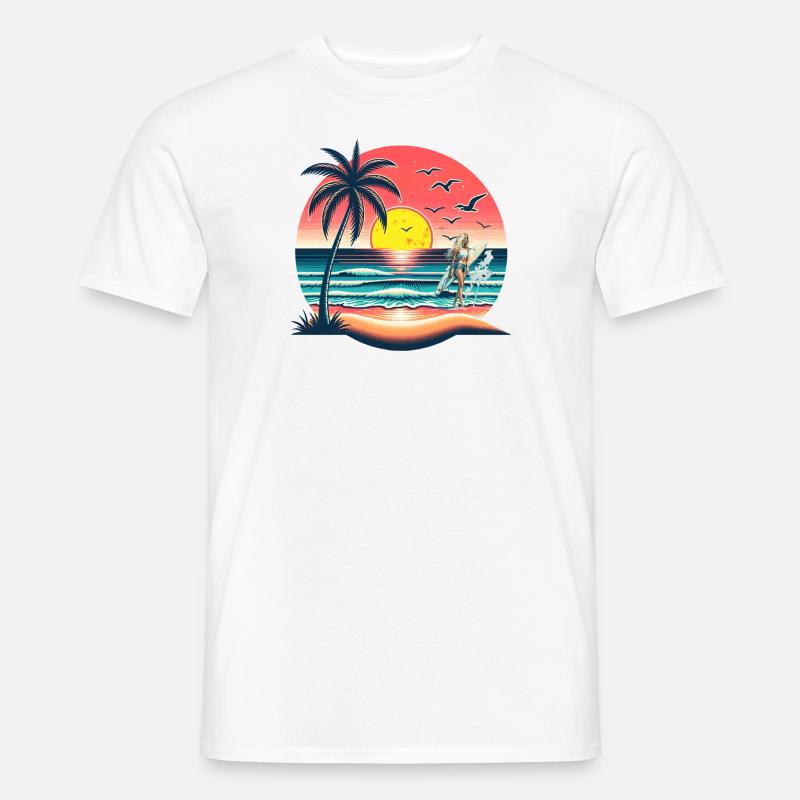 Summer on the Beach Männer T-Shirt