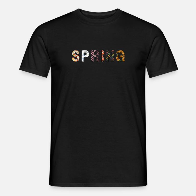 Printemps | Printemps | Arbre | Fleurs | Soleil T-shirt homme