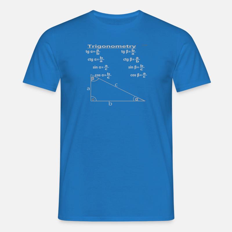 Trigonometry - Men's T-Shirt - royal blue