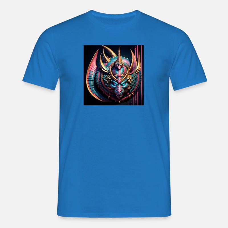 Fantastic creature shield - Men's T-Shirt - royal blue