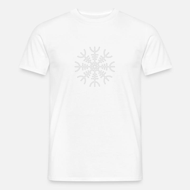 aegishjalmur weiß Männer T-Shirt