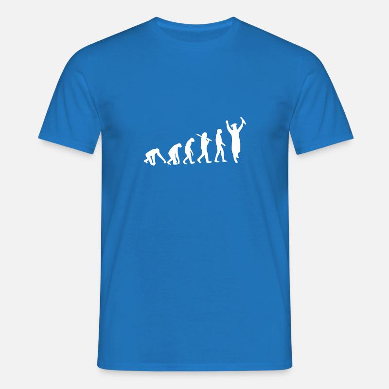 evolution - Men's T-Shirt - royal blue
