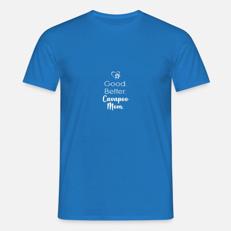 Cavapoo - Männer T-Shirt - Royalblau