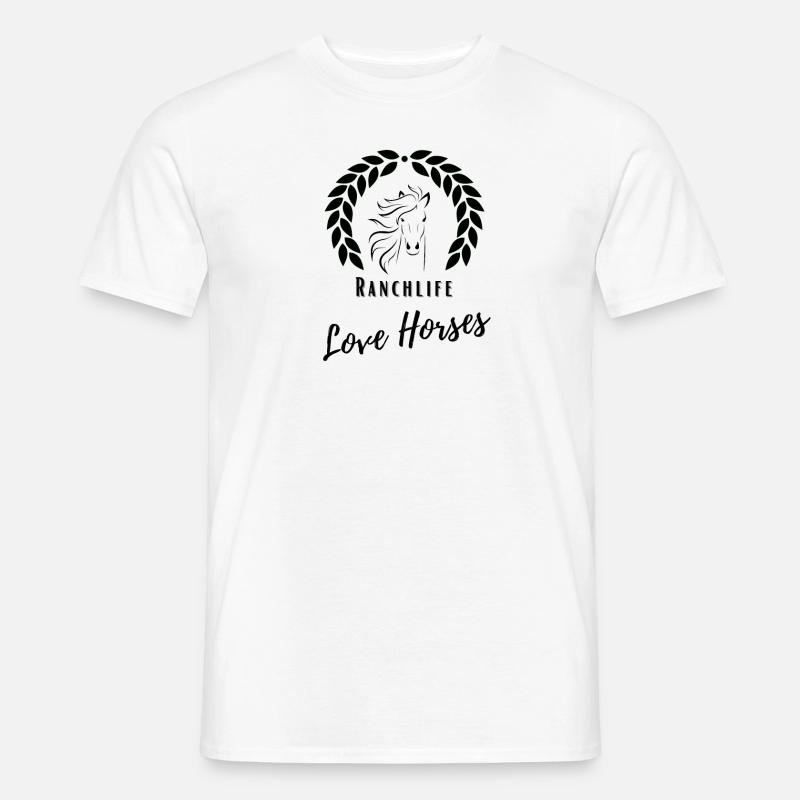 Amour Chevaux T-shirt homme