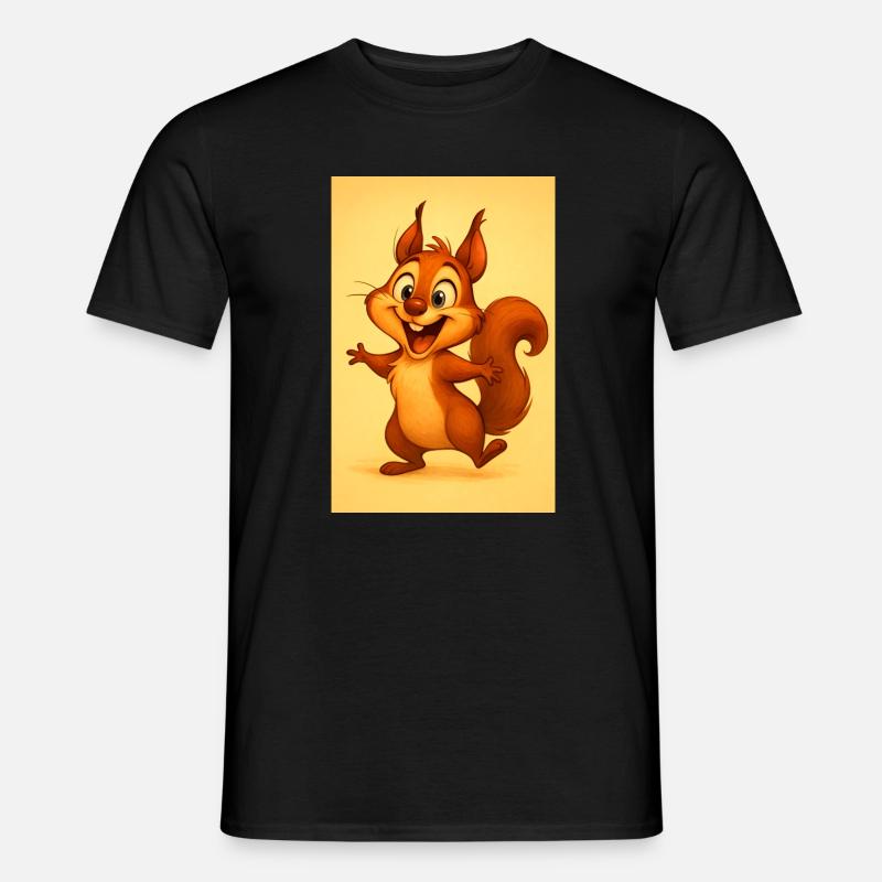 Sonneniges, verspieltes Eichhörnchen - Männer T-Shirt - undefined