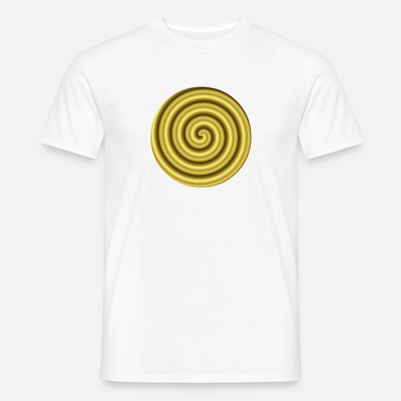 3D Hypnosis Gold Gift Idea Optical Illusion Men’s T-shirt