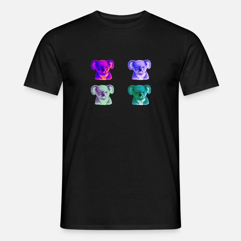 Koala Colorful Gift Idea Koalas Pop Art Pop Art Men’s T-shirt