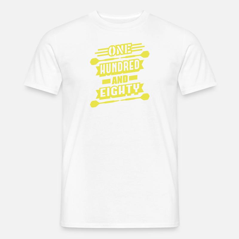 Cent quatre-vingts (fléchettes) T-shirt homme