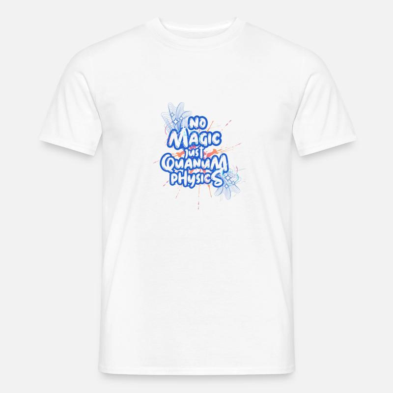 No Magic, just Quantum-Physics Design - Männer T-Shirt - undefined