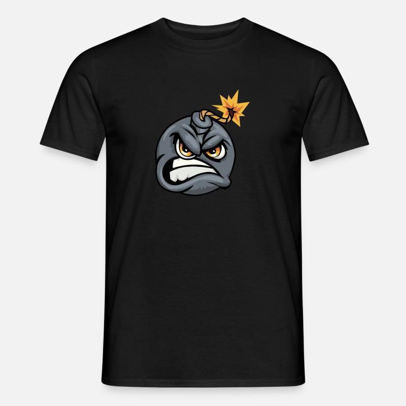 Comic Bomb - Männer T-Shirt - Royalblau