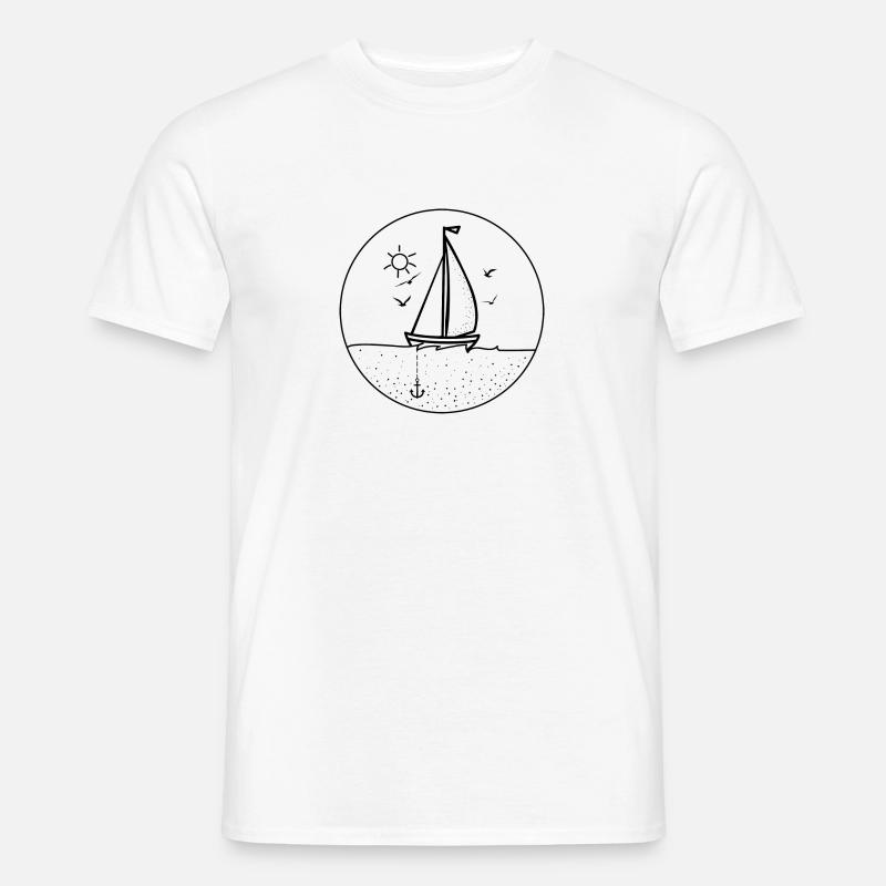 Segelboot Männer T-Shirt