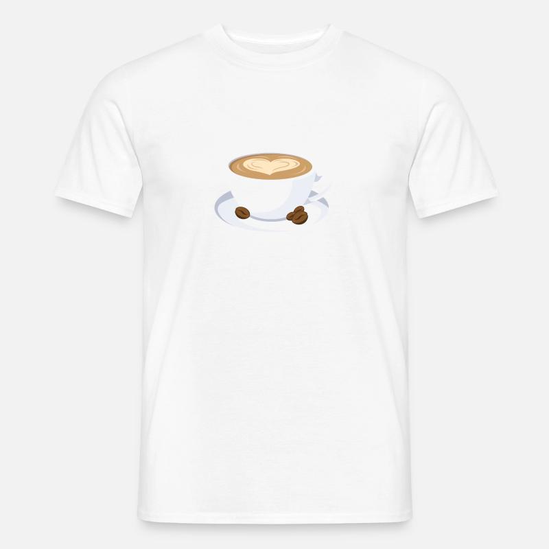 Coffee Cup Capuccino Milk Coffee Gift Men’s T-shirt