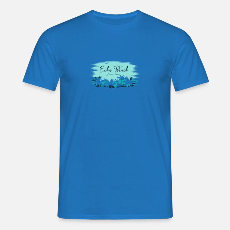 Echo Beach Bali - Männer T-Shirt - Royalblau