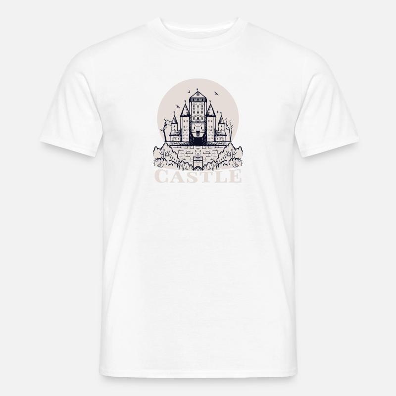 Castle Castle Bergfried Design Middle Ages Men’s T-shirt