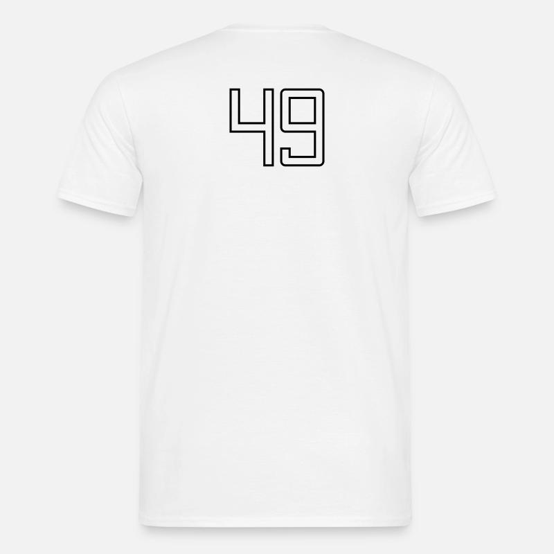 Nummer 49 (Universitätsstil) Männer T-Shirt