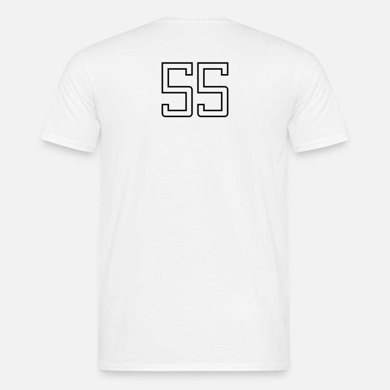 Nummer 55 (Universitätsstil) Männer T-Shirt