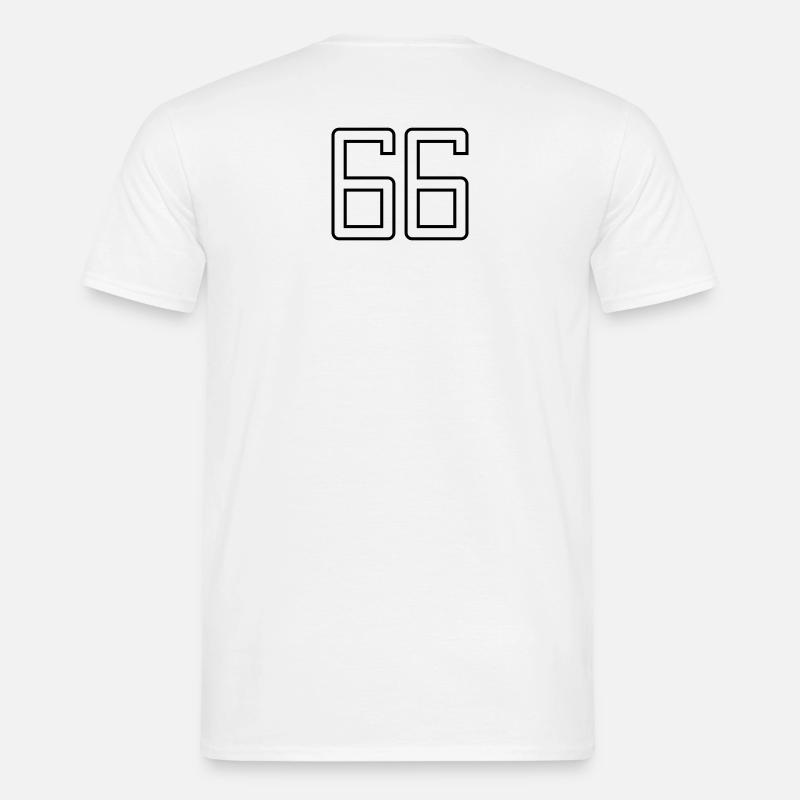 Nummer 66 (Universitätsstil) Männer T-Shirt