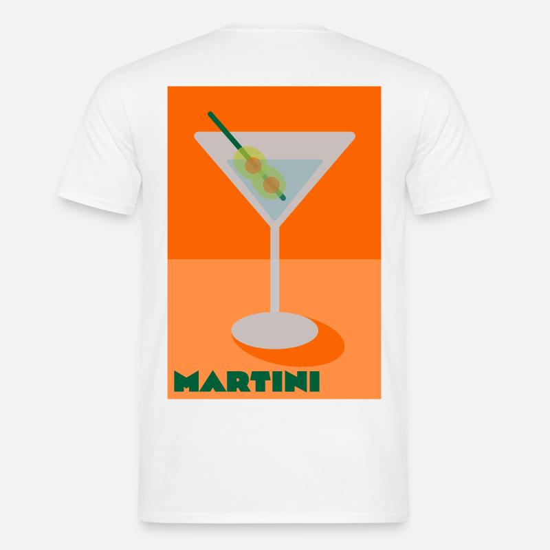 Martini Print Men’s T-shirt