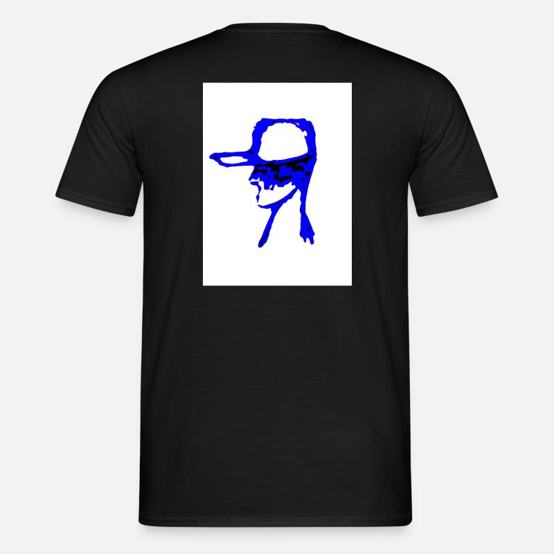 Baseball Player in Blue Men’s T-shirt