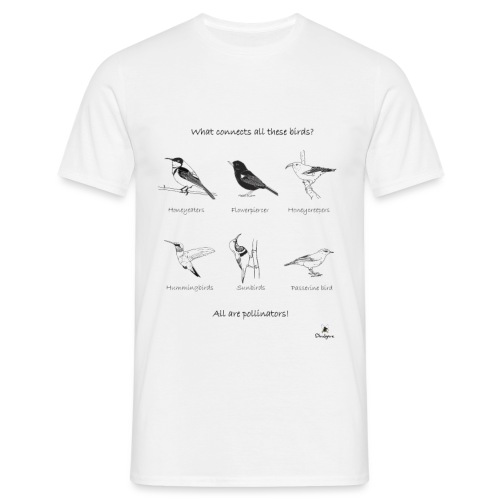 Birds pollinators! - Camiseta hombre