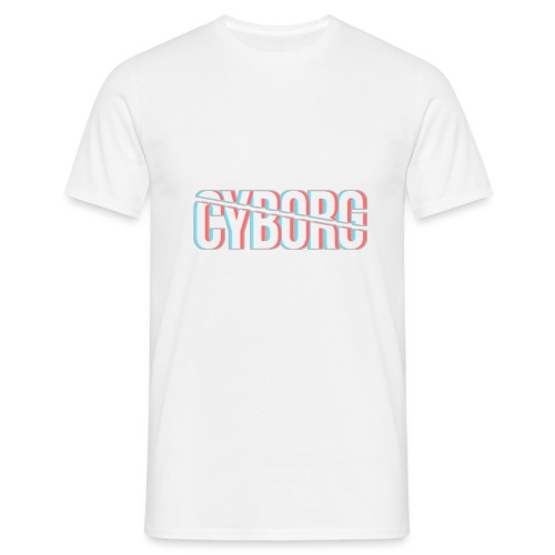 CYBORG_3D_BARRE - T-shirt Homme