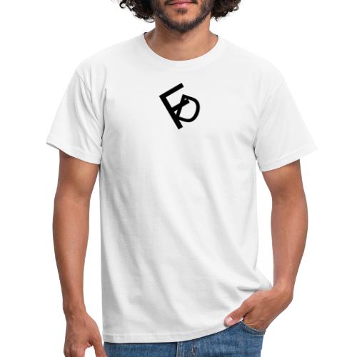 FactaDesign Logo Musta - Miesten t-paita