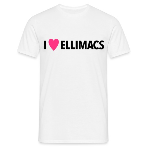 I love ellimacs - Men's T-Shirt