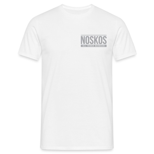 NOSKOS Go With the Slow (wit) - Mannen T-shirt
