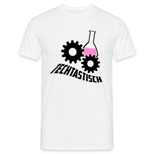 Techtasticlogoweiß png - Männer T-Shirt