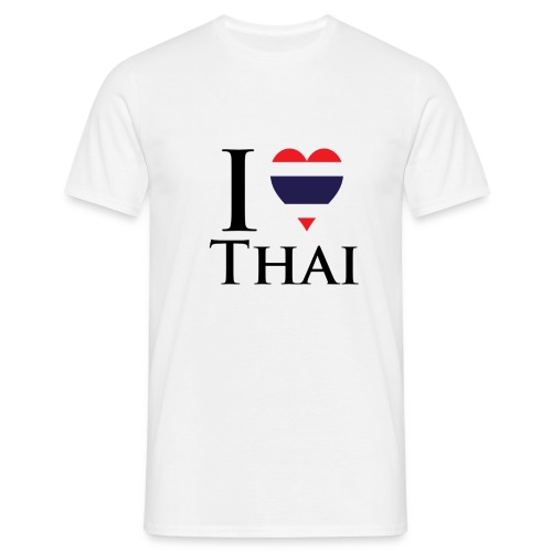 I Love Thai W png - Men's T-Shirt
