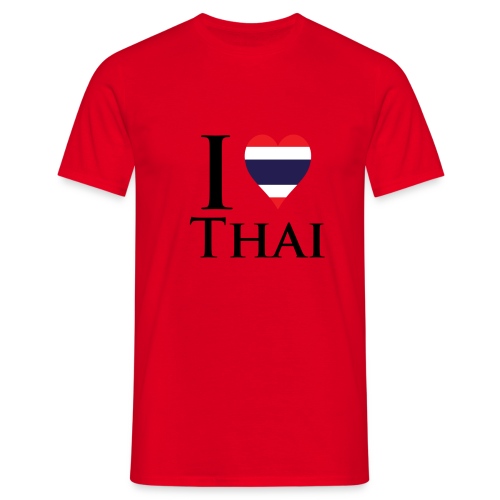 I Love Thai W png - Men's T-Shirt