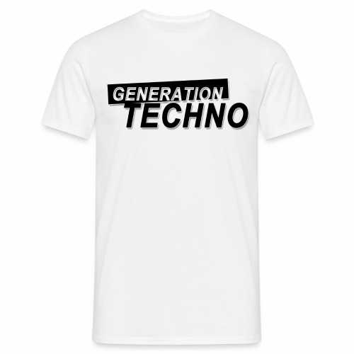 Generation Techno png - Koszulka męska