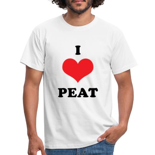 I love peat - Men's T-Shirt