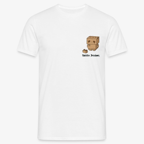 Cardboard robat cat - T-shirt herr