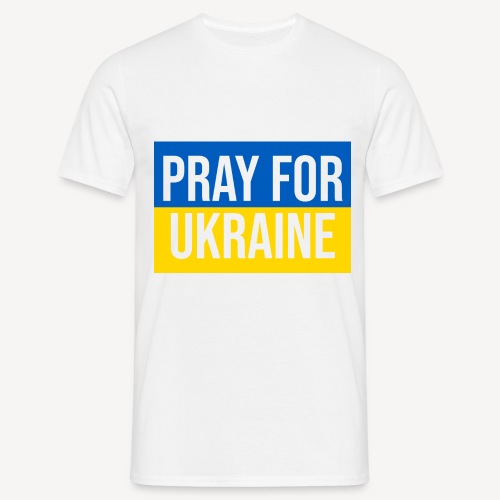 PRAY FOR UKRAINE - Men's T-Shirt