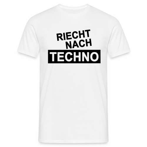 Riecht nach Techno png - Koszulka męska