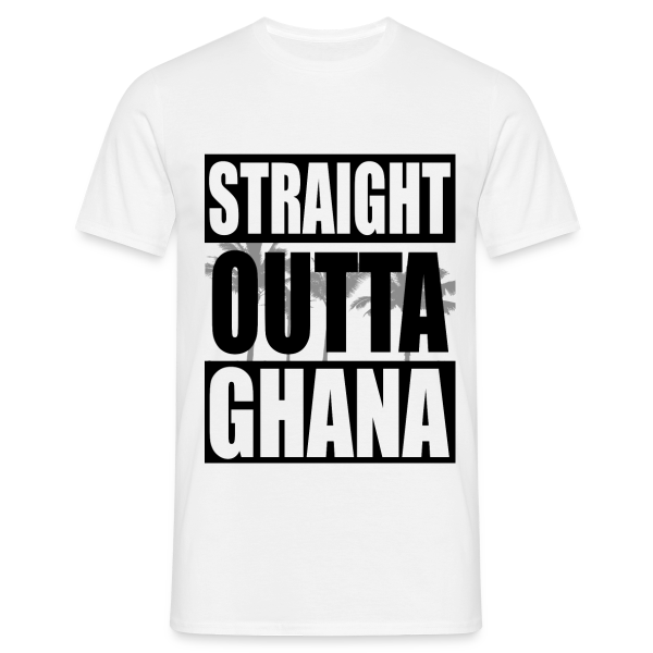 Straight Outta Ghana - Männer T-Shirt