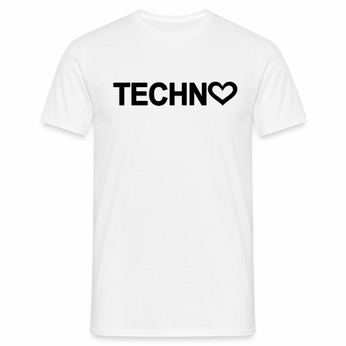 Techno Love - Koszulka męska