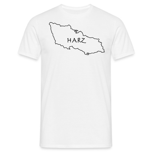 Harz sortlining.. - Herre-T-shirt