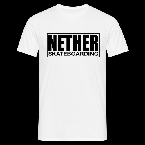 Nether Skateboarding T-shirt Black - Maglietta da uomo