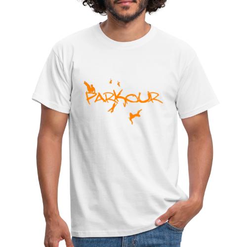 Parkour Orange - Herre-T-shirt