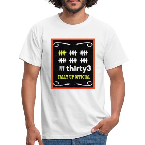33 Tally up Chalkboard Vivid - Men's T-Shirt