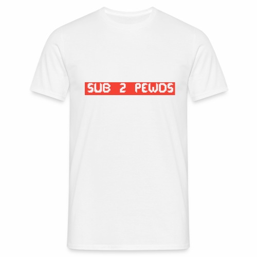 Subscribe to pewdipie - T-shirt herr