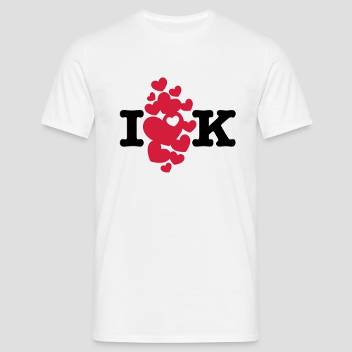 I love K very much - Männer T-Shirt