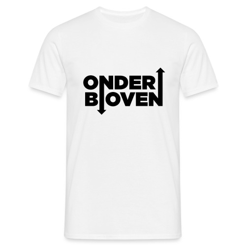 LOGO_ONDERBOVEN - Mannen T-shirt