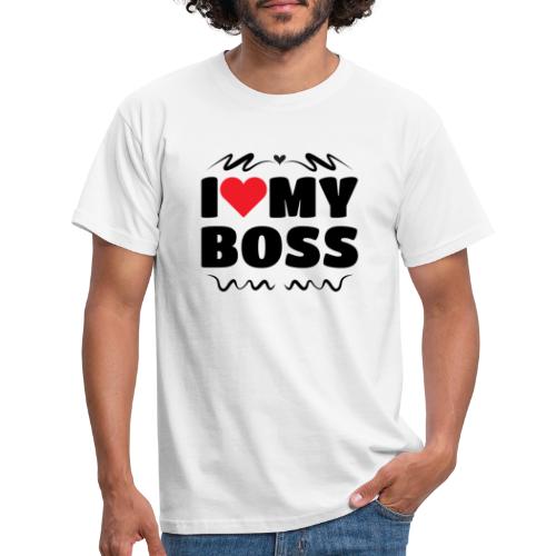 J’aime mon patron - T-shirt Homme