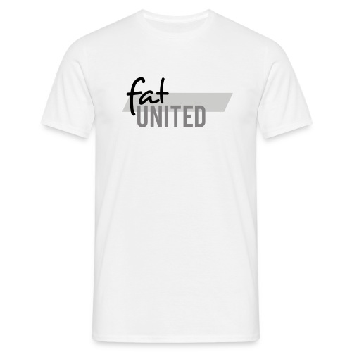 fatunited logo dark 300dpi print - Männer T-Shirt