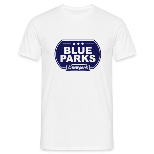 blueparks black white - T-shirt herr