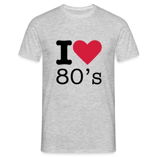 I Love 80 s - Mannen T-shirt