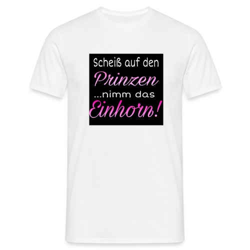 Prinz Einhorn - Männer T-Shirt